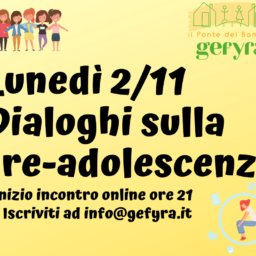 dialoghi sulla preadolescenza un anno con gefyra