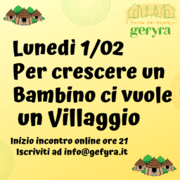 Un Villaggio per un Bambino un anno con gefyra