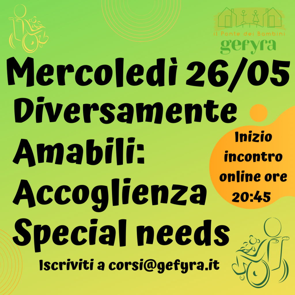 Accoglienza Special Needs, Incontro Corso Adozione