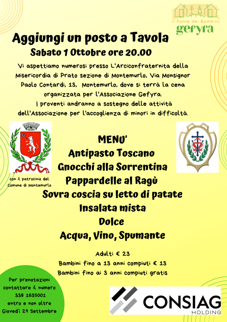 aggiungi un posto a tavola